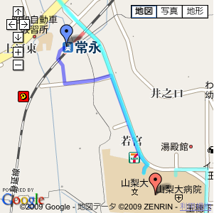 常永駅からの徒歩マップ